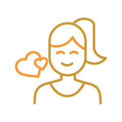 Obraz premium Love and Affection Vector Icon