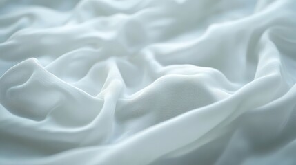Obraz premium Soft White Fabric Drapery Textures