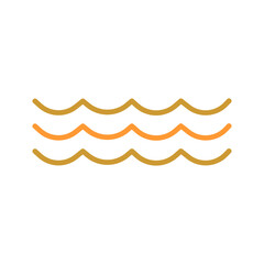 Water Wave Vector Icon