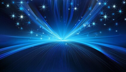 abstract blue background with stars