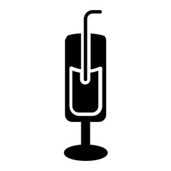 a glass containing a drink such as juice