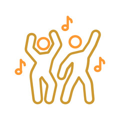Music and Dance Vector Icon