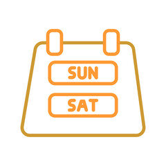 Weekend Getaway Vector Icon