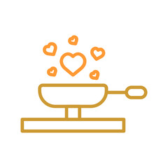 Cooking Love Vector Icon
