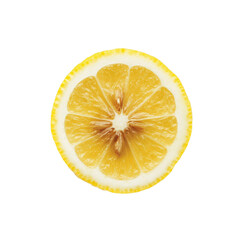 Close-up of a Sliced Lemon
