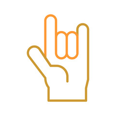 Love You Gesture Vector Icon