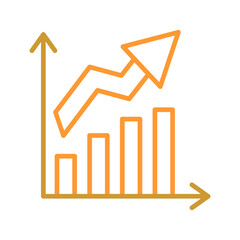 Growth Chart Vector Icon