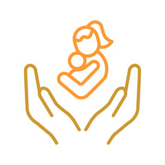 Mother's Love Vector Icon