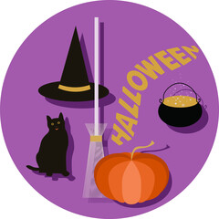 Halloween themed illustration