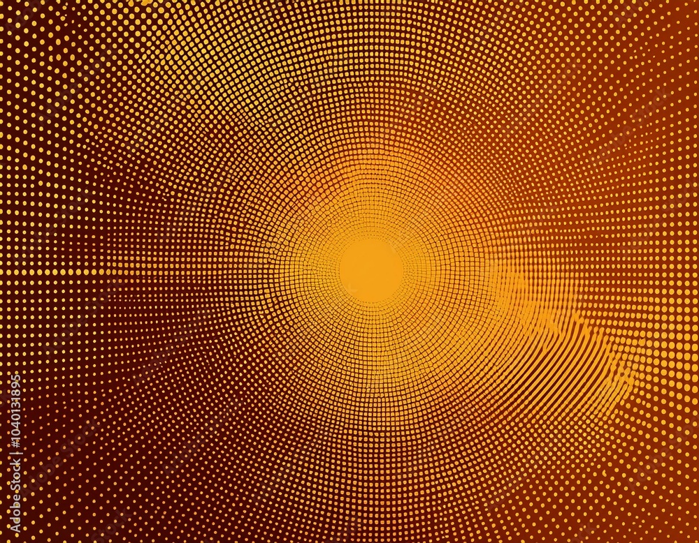 Wall mural the abstract halftone background consists of different dots
