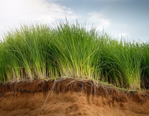 vetiver grass for landslide protection and restore to fertile soil