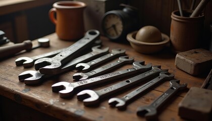 Fototapeta premium Tools of the trade ready for a day of repair