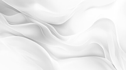 Fototapeta premium White geometric abstract background overlap layer on bright space with lines effect decoration