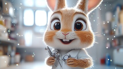 Cute Bunny Doctor