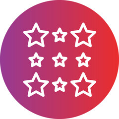 Stars vector icon style