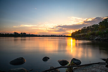 sundown, woda, niebo, krajobraz, jezior, morski,  © Krzysztof  Jaworski