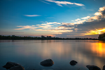 sundown, woda, niebo, krajobraz, jezior, morski,  © Krzysztof  Jaworski