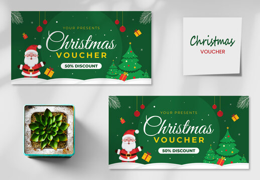 Christmas Voucher Layout