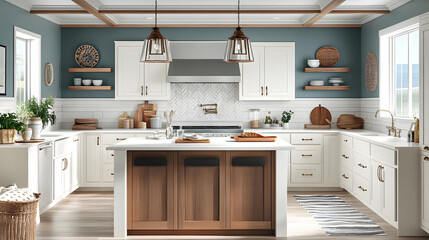 modern kitchen interior