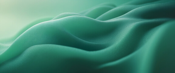 Obraz premium Abstract green background soft gradient effects