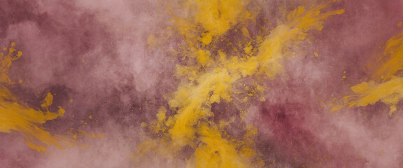 Obraz premium Abstract pink and yellow background, banner