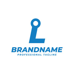 Fototapeta premium Letter L Technology logo, symbolizing innovation, progress, and cutting-edge technology