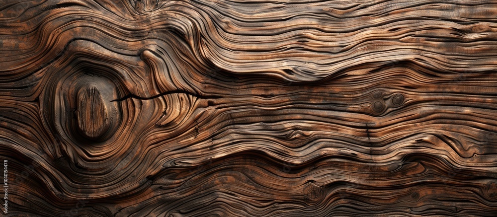 Poster abstract background with a natural pattern on a brown wood texture perfect for design with copy spac