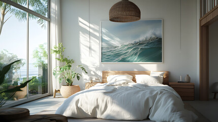 bedroom with window
