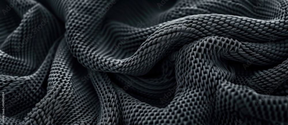 Poster jersey background with abstract textured knitted fabric for copy space image