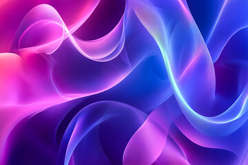 Obraz premium Abstract Background with Soft Flowing Curves, Perfect for Modern Design Presentations