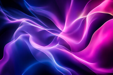 Obraz premium Abstract Background with Soft Flowing Curves, Perfect for Modern Design Presentations
