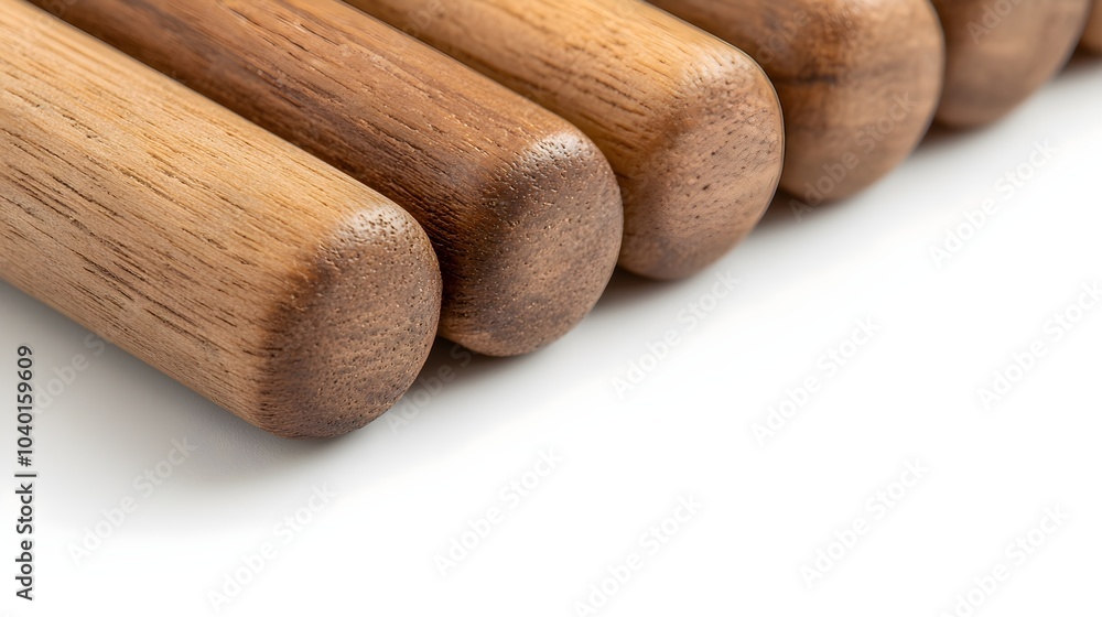 Poster geometric graph with wooden texture - eco-friendly up and down bars with handmade details for creati