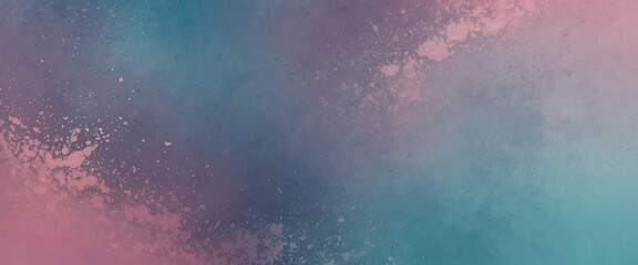 Elegant Pink and blue Banner for Christmas Themes