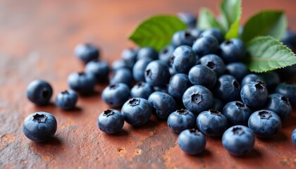  Fresh blueberries ready for a healthy snack