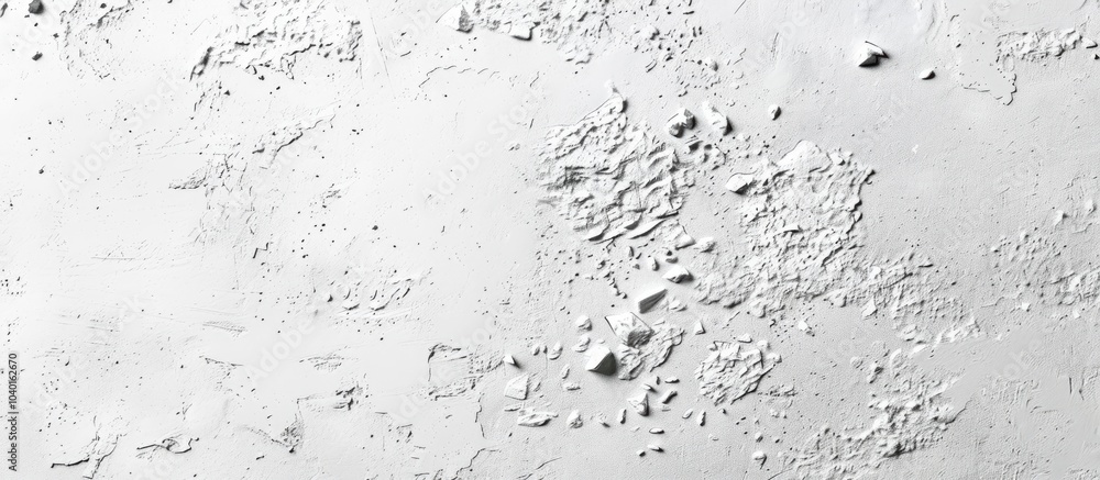 Poster background pattern of a white concrete wall with textures providing copy space image