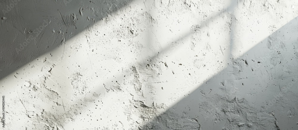 Poster background with textured shadow on a white wall ideal for copy space image