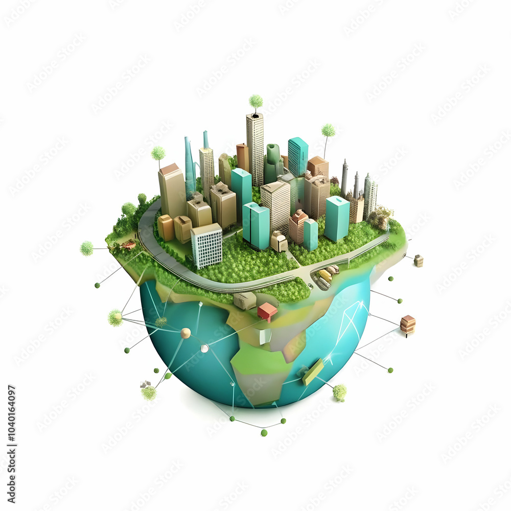 Poster plain grey background abstract network lines smart cities global networks copy space stock photo con