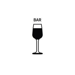 Wine glass icon vector illustration