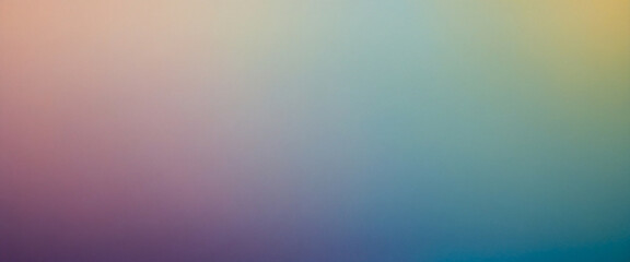 Obraz premium Colorful soft gradient background, panorama, copy space for text