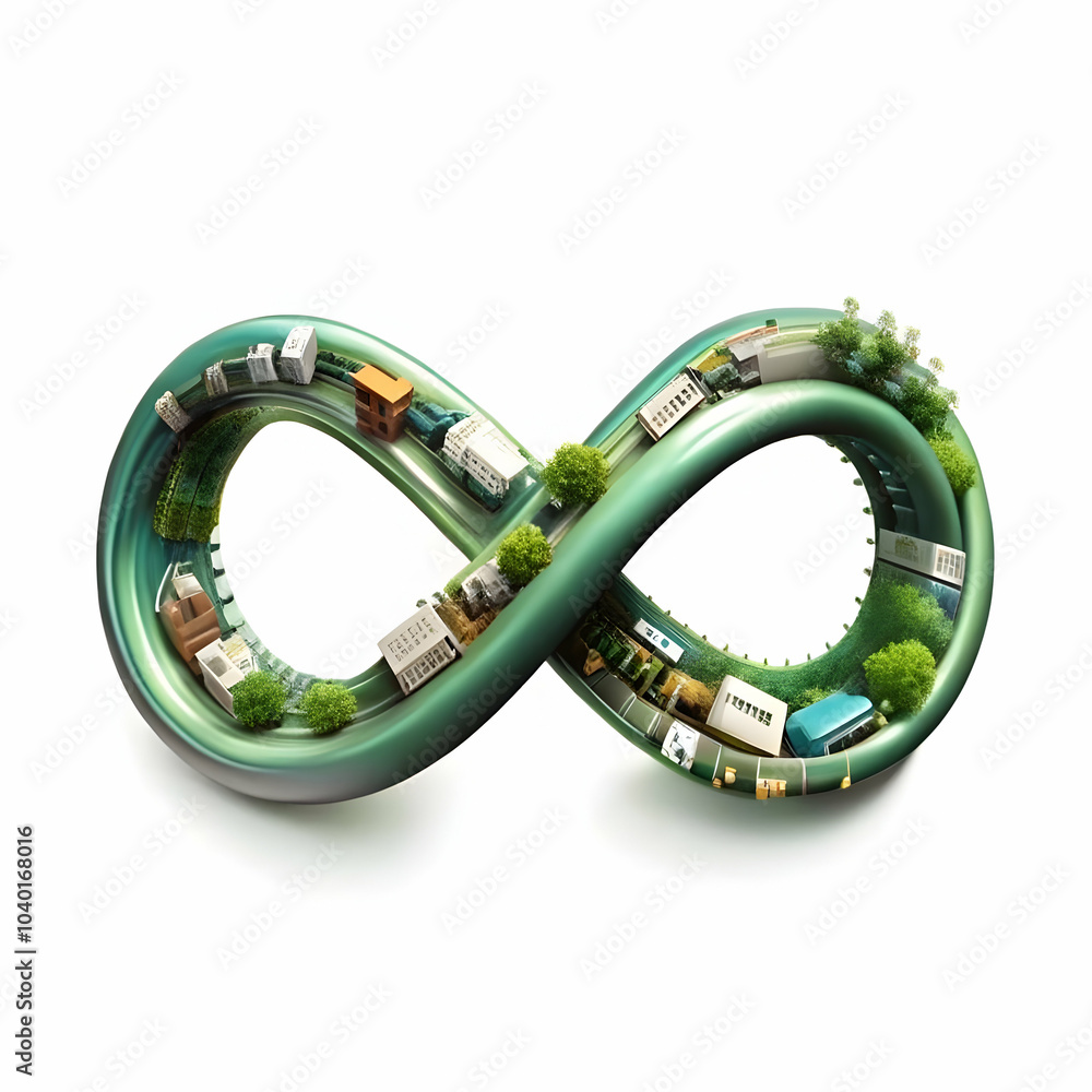 Poster close up network cable infinity symbol macro image endless possibilities global data network ample c