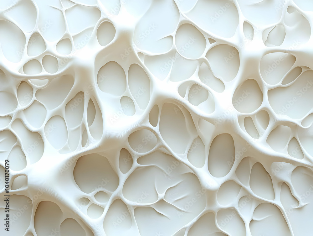 Poster flat neuroplasticity concept macro shot of white clay neurons transforming into neuron shapes repres