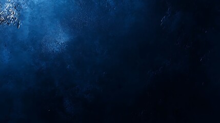 Obraz premium Deep navy blue gradient with a grainy noise texture perfect for poster header design