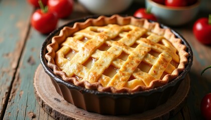  Delicious homemade pie ready to be savored