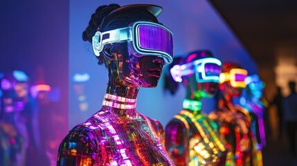 Neon Futuristic Fashion Show