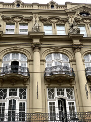Architecture of a house in Lviv, Ukraine