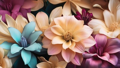 Fototapeta premium Floral scroll pattern vector design with swirl elements, perfect for decor or tattoo