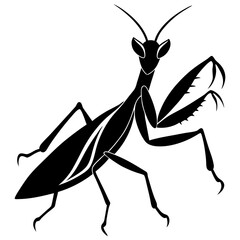 create-an-image-of-praying-mantis-silhouette-vector-art-illustration