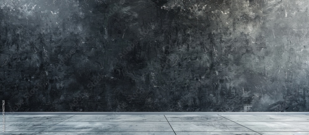 Poster the white spray paint adorns a dark gray concrete wall giving it a textured background with an elega