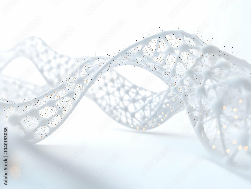 Poster flat empathy neural bridge concept close up white bridge structure representing empathy neural conne