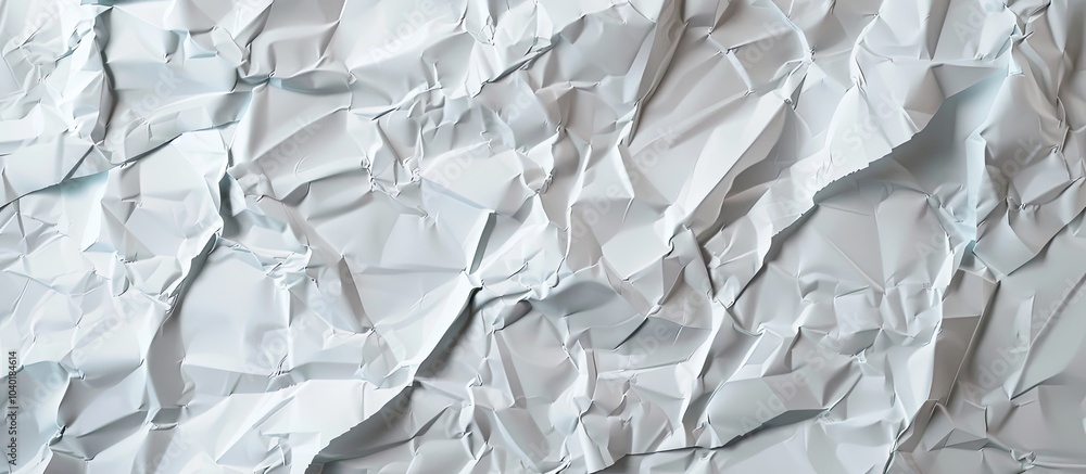 Aufkleber textured white paper with crumpled features providing a background for a copy space image